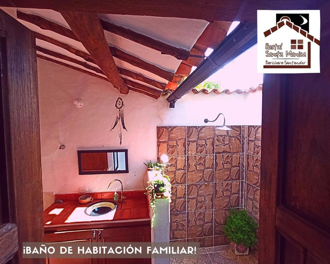 Hostal Santa Monica Barichara Exterior foto