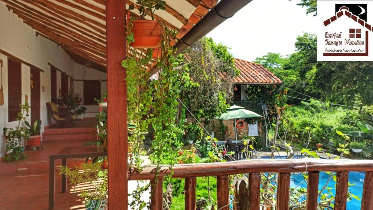 Hostal Santa Monica Barichara Exterior foto